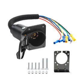 A00067 Tgdayxin 7 Way Rv Trailer Light Connector Socket Wire Harness Electrical Quick A00067 Tgdayxin 7 Way Rv Trailer Light Connector Socket Wire Harness Electrical Quick