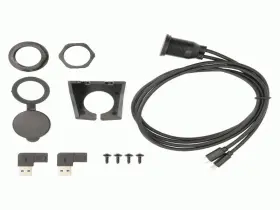 Ibr113 The Install Bay Metra Dual Usb-c Charge And Data Flush Mount 3 Feet