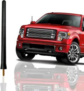F150 Tn Trunknets Inc Ant F1500918 Antenna Mast For Ford 2009-2024 Highly Durable Premium Truck Black