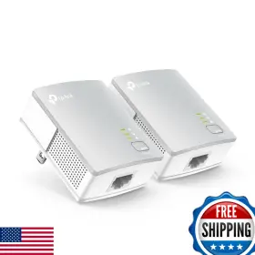 Tp-link B00awruicg Tp-link Av600 Powerline Ethernet Adapter Kit - Gigabit Port Plug Pair Play