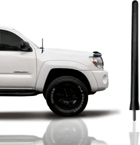 Tac0515 Trunknets Inc Ant 6 3/4 Inch Antenna Mast - Fits Toyota Tacoma 2005 06 07 08 09 10 11 2012 Black