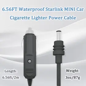 Ttingchic 313053254208 Starlink Mini Cable 12v/48v-3a Car Cigarette Lighter Extension Cord - 6.65ft/2m #2