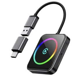 Wcn3680b Tuifac Wireless Carplay Android Auto Adapter Bluetooth Usb Apple Lightning Aux