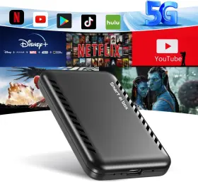 Tukauk 445048121141 2024 Upgrade Wireless Carplay Adapter With Netflix/youtube/play Store/mirror L