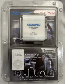 Pa11-hon2 Usa Spec Ipod Interface Aux Rca 03-06 Honda New Unused