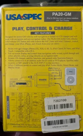 Pa20-gm Usa-spec Ipod To Car Wired Music Interface For Gm Lan Radios #3
