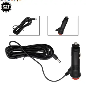 Usa-viralfinds 313040325386 12v 24v Car Cigarette Lighter Dc 2.1 X 5.5 Mm Plug Charger Power Cable Universal #3