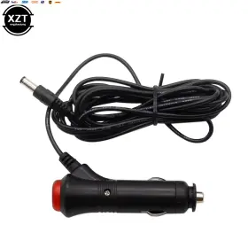 Usa-viralfinds 313040325386 12v 24v Car Cigarette Lighter Dc 2.1 X 5.5 Mm Plug Charger Power Cable Universal