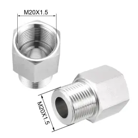 M20x1.5 Uxcell 714998809544 Pipe To Fitting Adapter Gauge Npt Male X Female #2