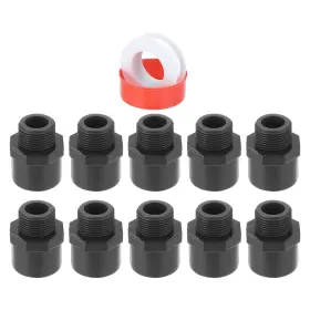 Sch40 Uxcell 781954294720 10 Pcs 3/4 Inch Pvc Male Adapter Pipe Fitting Fit For Slip Coupling Dark Grey