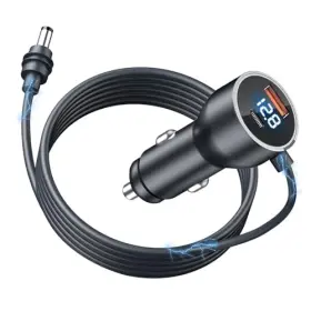Vennerli 008678958142 Starlink Mini Car Adapter Cable Lighter Digital Display - Gray