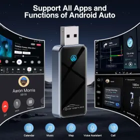 Veqotya 721545700001 Android Auto Wireless Adapter For Car Dongle - 2024 Slim Edition P #2