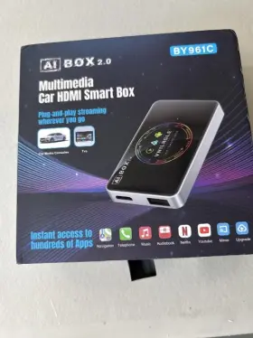 Vnilrgle 850070485371 4-in-1 Wireless Carplay And Android Auto Adapter Stream Video Split-scre