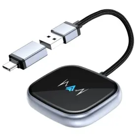 By6969c Vnilrgle Wireless Android Auto Adapter Carplay - Black By6969c Vnilrgle Wireless Android Auto Adapter Carplay - Black
