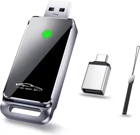 By967d Vnilrgle Wireless Usb Carplay Adapter No Latency For Iphone Apple Plug And Play A