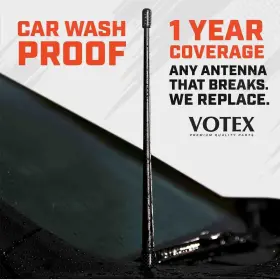 A601-ffd2-15 Votex - 13 3/4 Inch Rubber Antenna Fits Ford F-150 F-250 Ffd2-15 Black #3