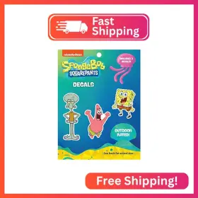 Wall Palz 21402 Spongebob Squarepants Decals- Set Of 3 Squidward And Patrick Star St