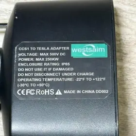 Dd002 Westsaim Ccs1 Tesla Charger Adapter #2 Dd002 Westsaim Ccs1 Tesla Charger Adapter #2