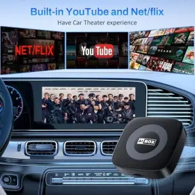 Whybox 008678878723 Wireless Carplay Adapter With Netflix/youtube/tiktok - Black