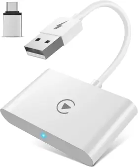 Wolios 059648569559 Wireless Carplay Adapter For Factory Wired Apple Iphone White Ob Wolios 059648569559 Wireless Carplay Adapter For Factory Wired Apple Iphone White Ob