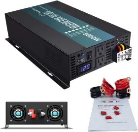 Rbp-s500024 Wzrelb Pure Sine Wave 5000w 10000w Surge 24v Power Inverter Dc To Ac Solar Rv