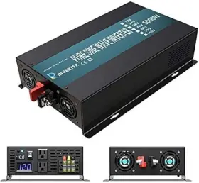 Rbp-s500048 Wzrelb 5000w 48v 120v Pure Sine Wave Power Inverter 2 Ac Outlets Car