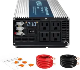 Wzrelb Se5000w24v 5000w Pure Sine Wave Inverter 24v Dc To 110v 120v Ac Power Converter