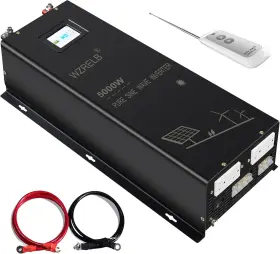 Sp5k48rc Wzrelb 5000w 48v Pure Sine Wave Inverter 48 Volt Dc To Ac 120v 240v 5kw