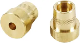 Xs Power 692209013105 586 Adapter Plug Connector Tall Brass M6 Thread Clamp Style Golden #2