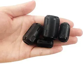 Xs-20 Xshine Pack Of 20pcs Clip-on Ferrite Ring Core Rfi Emi Noise Suppressor Black #2