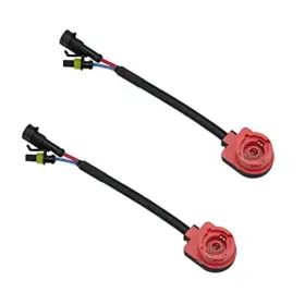 Ydc-yl 709182458899 2x D2 D2s D2r D2c Hid Xenon Bulb Adapters Wire Harness Connector Cable