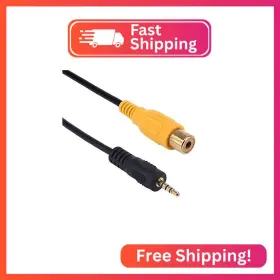 Yeworth Dm-2.5mrca 2.5mm To Rca Cable Gold Plated Av-in Aux Trrs Male Plug Fe