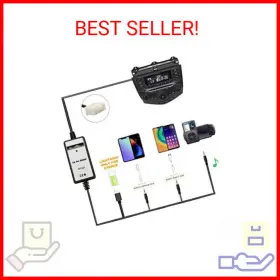 Yomikoo 726084460317 Car Audio Aux Input Adapter With Charge Cable For Honda Accord 2003-2011 #2