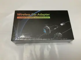 Zy-us-c3 Yones Toptech New 3in1 Wireless Carplay And Android Auto Adapter With Fast Car Charging Sealed Zy-us-c3 Yones Toptech New 3in1 Wireless Carplay And Android Auto Adapter With Fast Car Charging Sealed