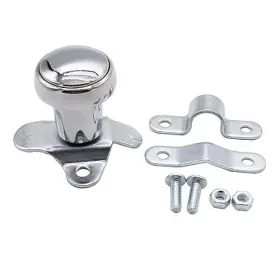 Sx-05057 Yuchenshlp Chrome Steering Wheel Spinner Suicide Knob Polished Aluminum Replacement For