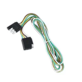 Yumfugu Yum28065 1 Pc 4-core Car Trailer Wiring Harness Kit 9.8ft Metal Power Cord Plug