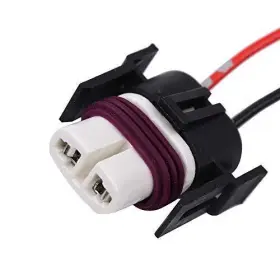 Yunpicar 606098294989 H11 High Temperature Ceramic Headlight Plug Connector Wiring Socket #3