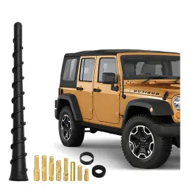Ywdiml-car3 Ywdiml Car Spiral Antenna 7 Inch Waterproof Vehicle Toppers Black/golden