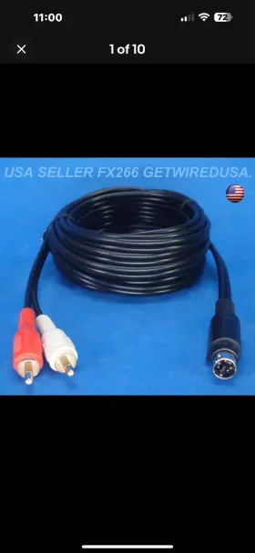 Fx266 Zapco Symbilink Getwiredusa. Fx266. Cable 16-foot Rca Adapter 6-pin Data Din Cord Converter Sld Inch T Slrcm