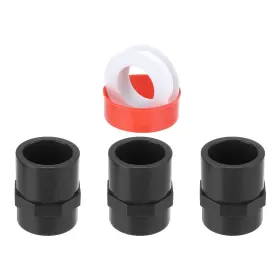 Sch80 Zaplyte 781954294614 3pcs 3/4 Inch Female Adapter Pipe Fitting Fit For Slip Coupling Dark Grey