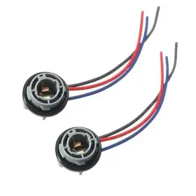 Zimisi Zimisi-zms-010 1157 Bulb Socket Plastic Waterproof Turn Signal/brake/tail Light 2pcs