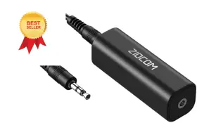 4326595970 Ziocom Fba Ground Loop Noise Isolator Filter Eliminate The Buzzing Black