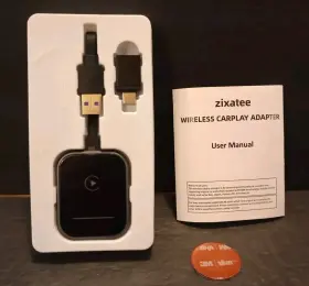 Zixatee01 Zixatee 756783600592 Wireless Carplay Adapter For Iphone Converts Wired To #2