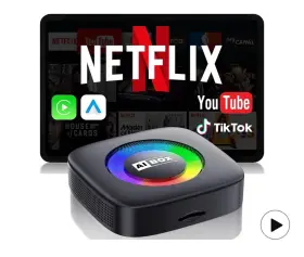Cxz715 Zxyuuyx Wireless Carplay Adapter For Iphone Ai Box With Netflix/youtube Supports Tf/card Cxz715 Zxyuuyx Wireless Carplay Adapter For Iphone Ai Box With Netflix/youtube Supports Tf/card
