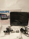 Philips PD9012P-37 9" Lcd Screen Car Dvd Player Black Never Used Missing Back St. Fixed Price $73.86.