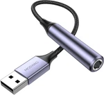 Moswag Usb To 1/4 Jack Audio Adapter, 6.35MM Female Headphone Aux. Fixed Price $17.12.