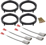 Absolute Front & Rear Speaker Adapter Plates Fits Honda Civic 06-11 Wiring. Fixed Price $49.99.