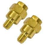 Gm Short Side Post Mount Positive Negative Battery Terminal Gold Plated - Pair. Fixed Price $9.95.