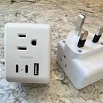 One Beat To Uk Travel Adapter Converter With & Usb-c Ports, OB3W3CK. Fixed Price $5.00.