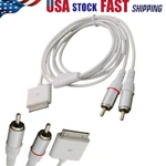 1.5METER 5FEET Dock Connector 2RCA Audio Cable For Ipod Iphone 4 Usa. Fixed Price $11.37.